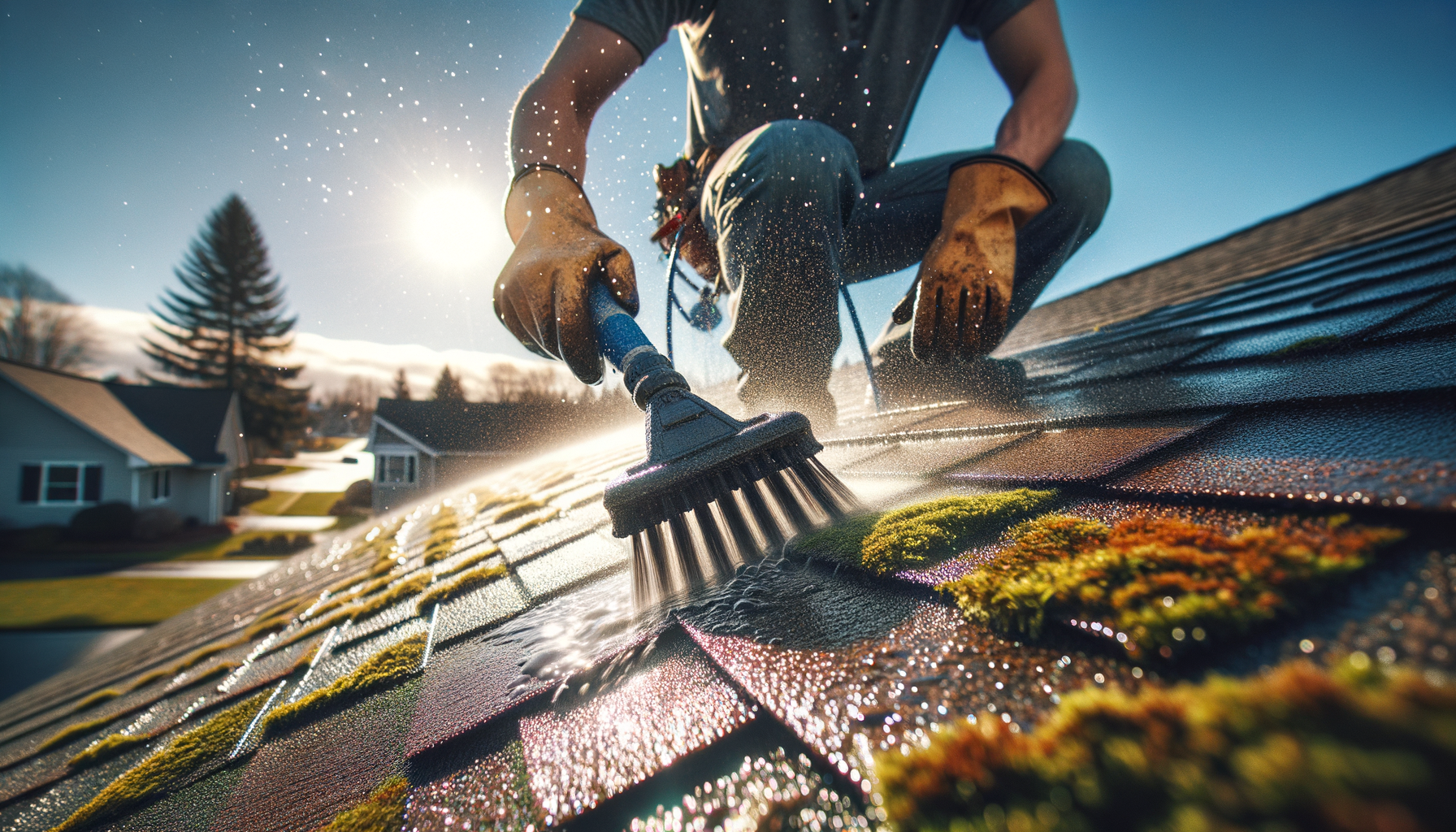 Learn more about roof cleaning.