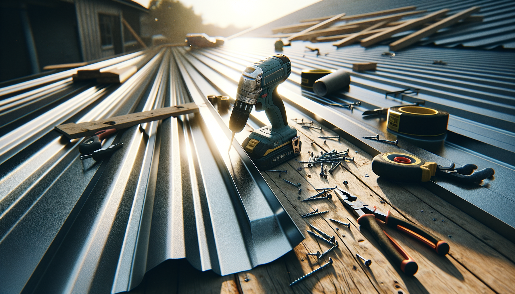 how to install a metal roof