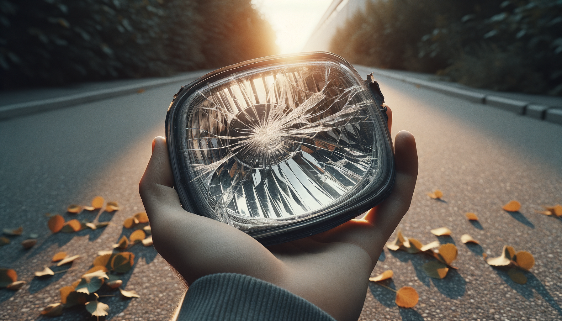 how to repair car light glass