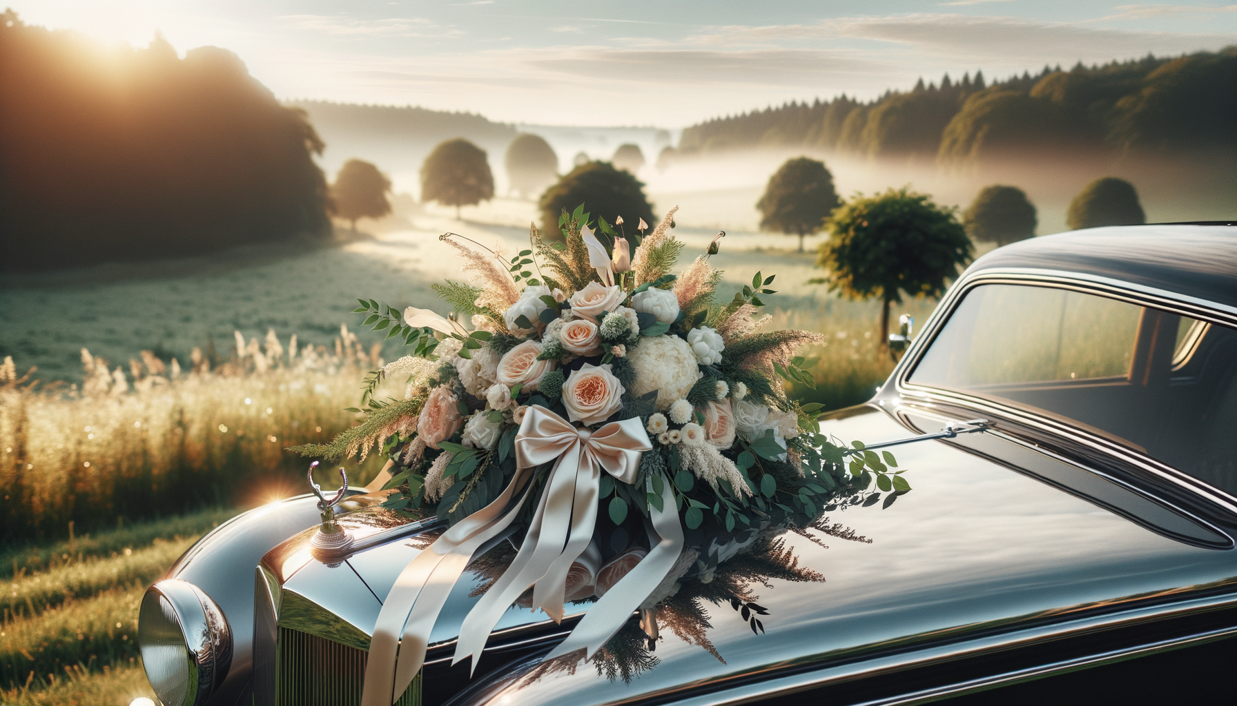 Learn more about Wedding car decoration